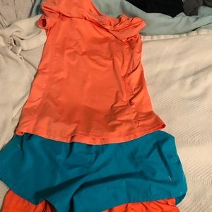 Athletic shirt and shorts combo